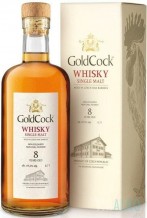 GOLD COCK 8y whisky 49,2%